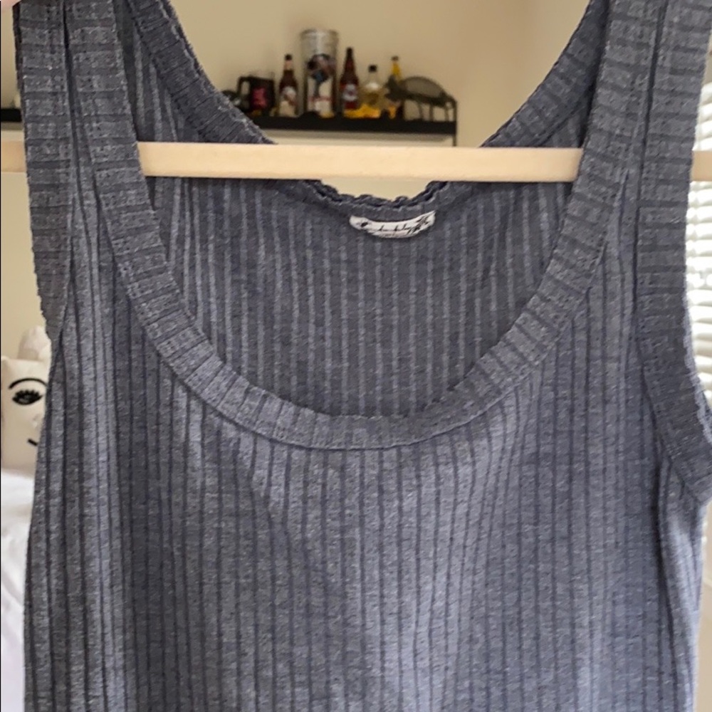 Gray Free People Intimates Tank Top